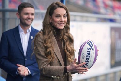 Princess Kate reveals Charlotte’s love of sport during rugby club visit