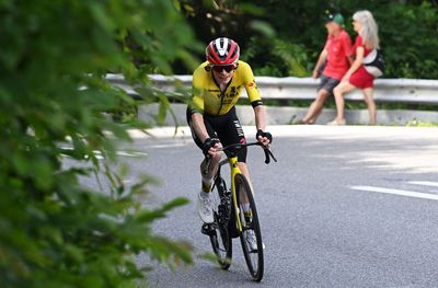 Jonas Vingegaard crashes during training ride after being followed by amateur rider