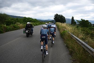 Chasing Jonas Vingegaard down to sit on his wheel isn’t just dangerous, it’s creepy and quite cringe too