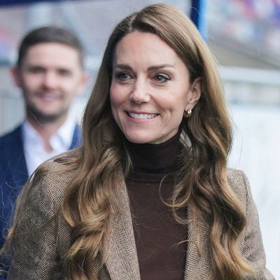 Princess Kate Swaps Her Bouncy Curls and Tailored Blazer for a Sporty Braid and Skinny Jeans During Rugby Club Visit