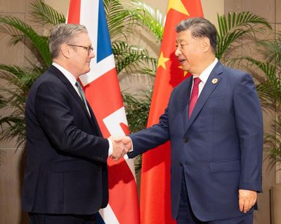 Starmer vows to remain ‘clear-eyed’ over national security as he flies to China