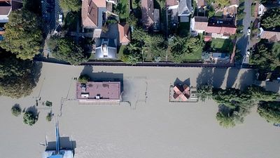 Heavy rainfall causes flooding across France’s Brittany as region remains on flood alert