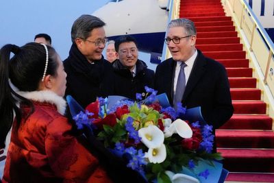Keir Starmer vows no more 'ice age' with China as he lands in Beijing for high-profile talks