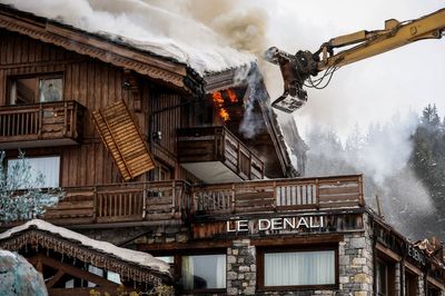 Huge fire rips through 5-star hotel in exclusive Courchevel 1850 ski resort in French Alps