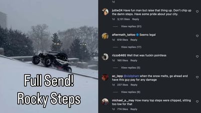 East Coast Snowstorm Brought Out Philly UTV Drivers, Who Drove Up the 'Rocky' Steps
