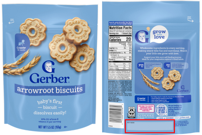 Gerber issues nationwide recall for its biscuits over fears of foreign materials