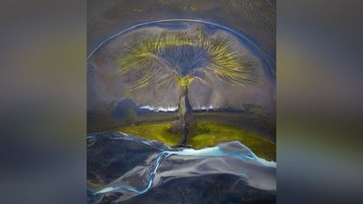 Yes, this is a photo – and it just won an award: a mind-blowing aerial shot of Iceland reveals nature's art at its best