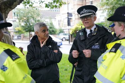 Mayor Sadiq Khan has ‘gutted policing’ in London as officers fall by 1,460 in a year, Tories claim