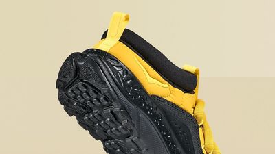 'It’s the ultimate travel shoe… can be active, on the beach, on a hike, or worn with streetwear': Hoka quietly updates its cult laceless recovery shoe with a bold new look