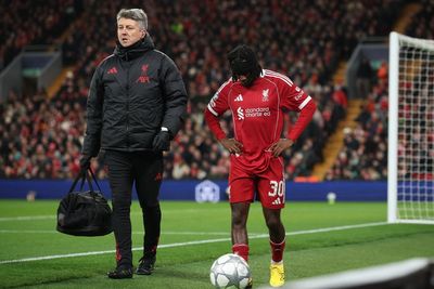 Liverpool’s defensive injury crisis worsens as Jeremie Frimpong dealt another setback
