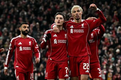Liverpool 6-0 Qarabag: Reds soar into Champions League knockouts after Anfield rout