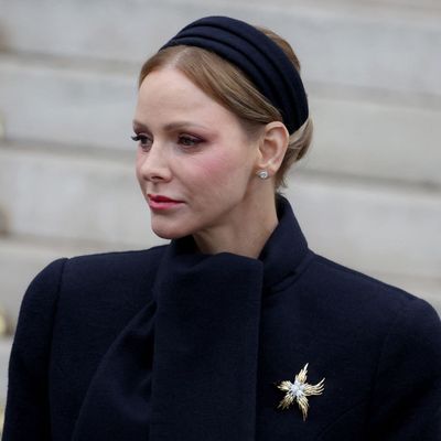 Princess Charlene Debuts a "Scintillating" $42,000 Tiffany & Co. Brooch and Louis Vuitton Bag Following Her 48th Birthday