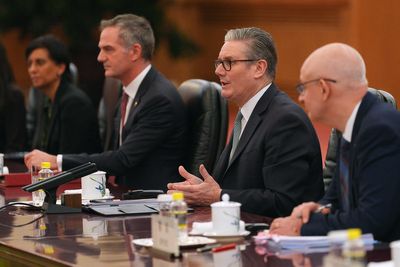 Keir Starmer and Chinese President Xi Jinping meet in Beijing