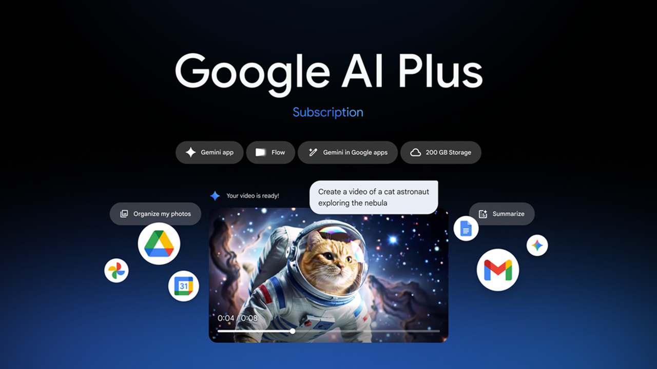 Google brings AI Plus to the U.S. with creative tools…