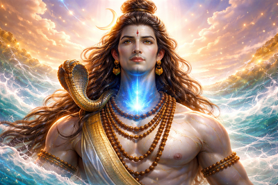 Why Is the Samudra Manthan Poison Still Stuck in Shiva’s Throat?