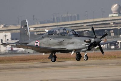 Thai Air Force says 2 pilots killed in plane crash during training mission