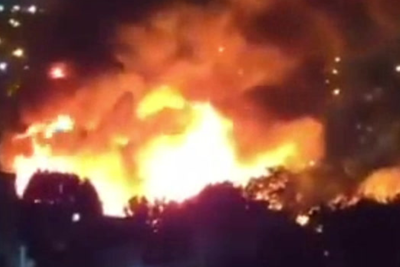 Video shows huge explosion and fire at Buenos Aires factory
