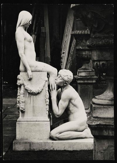 Don McCullin review – shattered stone heads and severed limbs echo the horrors he saw in war