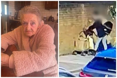 Moment woman, 84, with dementia is mugged yards from her home in east London