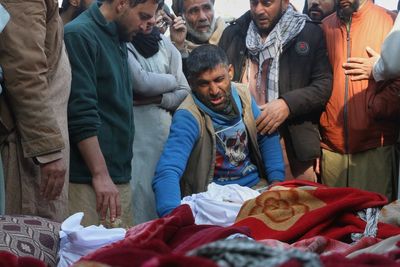 Heavy rain in Afghanistan collapses a house, killing a mother and her 6 children