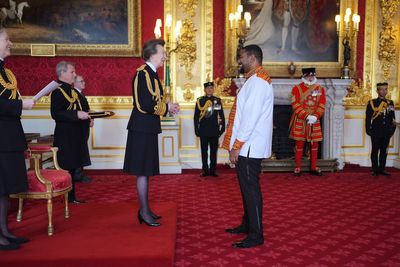 Princess Royal declines chance to learn how to rap at investiture