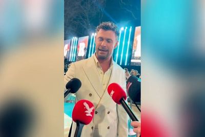 Chris Hemsworth admits Halle Berry left him forgetting lines on Crime 101 set