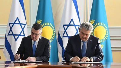 Israel and Kazakhstan sign visa-free agreement in tourism boost