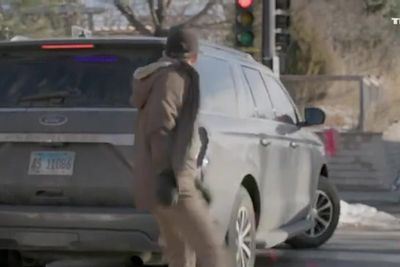 Alex Pretti filmed kicking in taillight on an ICE SUV 11 days before he was shot dead