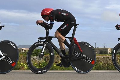 Stefan Kung spotted on a new BMC Timemachine time trial bike at Trofeo Ses Salines