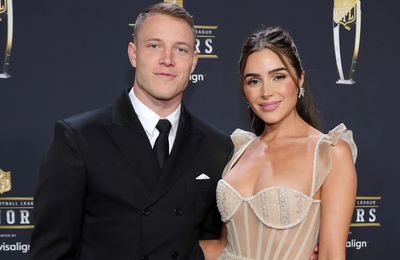 Christian McCaffrey is a really good dad, says Olivia Culpo
