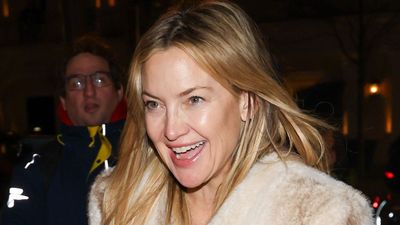 Kate Hudson's cosy checked coat is the kind of wardrobe piece that you'll reach for every year