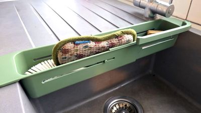 I bought IKEA's new $5 sink organizer, and it's solved my least favorite part of doing the dishes