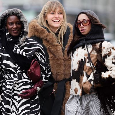 Forget Basic Black Puffers—In Copenhagen Fashion Week Street Style, Over-the-Top Outerwear Reigns
