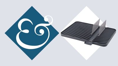 Banish Sink Clutter and Free Up Countertops Instantly With a $22 Flip-Up Joseph Joseph Draining Board