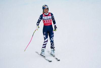 Lindsey Vonn says ‘Olympic dream is not over’ despite injury scare in final race before Games