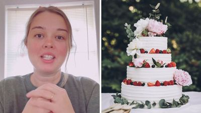 Austin baker turns her back while setting up wedding cake. Then the mother of the bride grabs a spatula: ‘This is super insulting’