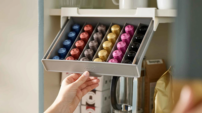 I’ve Found a Joseph Joseph Product That's a Game-Changer for Coffee Pod Storage — This Under-Shelf Drawer Is Space-Saving, Affordable, and Fits Seamlessly Into Your Kitchen's Design