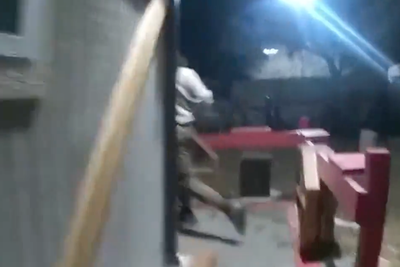 Suspect offers to buy cops dinner after being taken down in chase