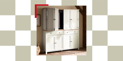 This Genius 'Hideaway Cabinet' From Next Is Readymade to Conceal Your Living Room TV Behind Bifolding Doors — No Expensive Joinery Required