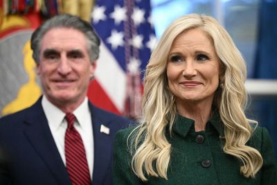 Trump bizarrely claims he hired Doug Burgum for Cabinet post after seeing his wife on a horse
