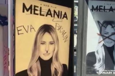 LA moves buses with ads for Melania movie after film posters at stops vandalized
