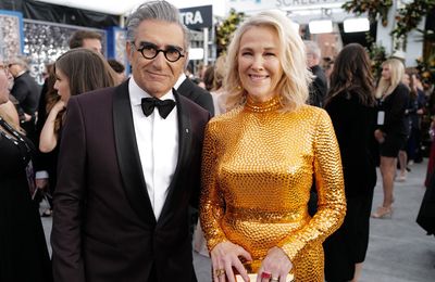Eugene Levy is at a loss for words over the death of Catherine O'Hara