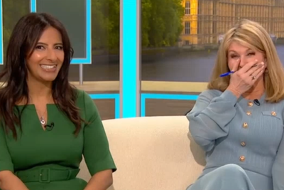 Good Morning Britain presenter jumps out of seat whilst being scared by ‘creepy’ guest