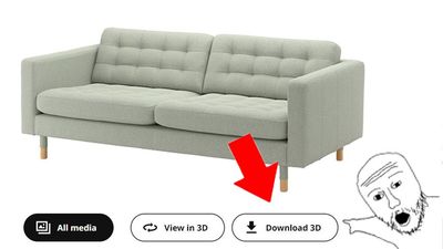 Free Ikea 3D model downloader is a goldmine for interior design planning