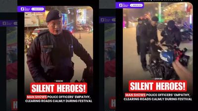 Instead of Fining Him, Sikkim Cops Did THIS to a Wrongly Parked Bike - The Internet Is in Love