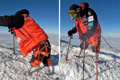 Afghanistan veteran becomes first double-amputee to climb seven highest peaks on each continent