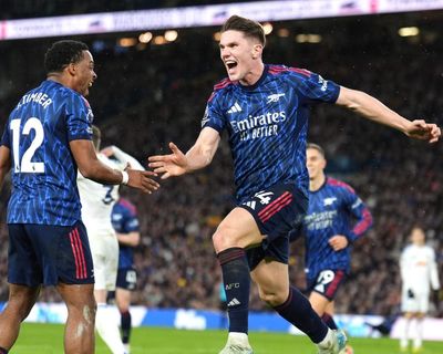 Arsenal stroll back to winning ways against outclassed Leeds and go seven points clear