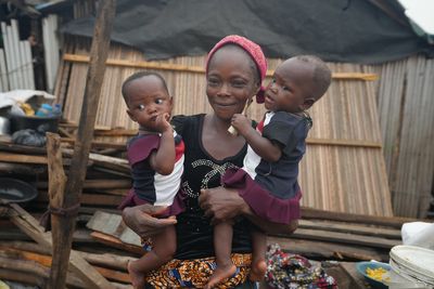 Mass evictions in Lagos displace thousands including baby twins now living in a canoe