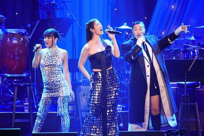 HUNTR/X, Art Garfunkel, Clipse and more light up pre-Grammy gala hosted by Clive Davis