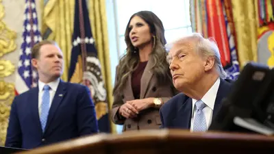 Donald Trump defends Kristi Noem, claiming his critics are targeting her only ‘because she is a woman’